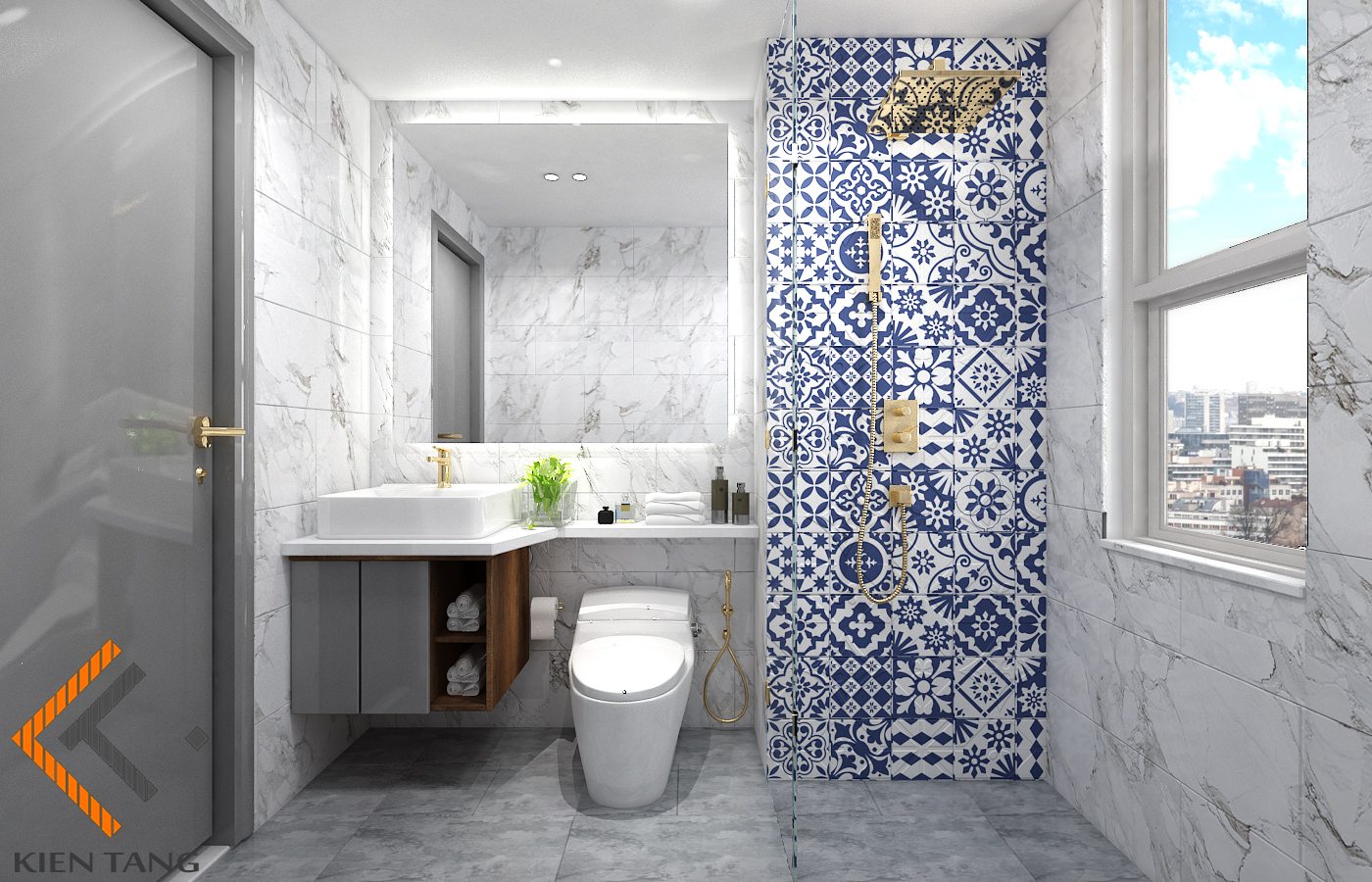 Nội thất căn hộ The Rich Star, nội thất Kiến Tầng